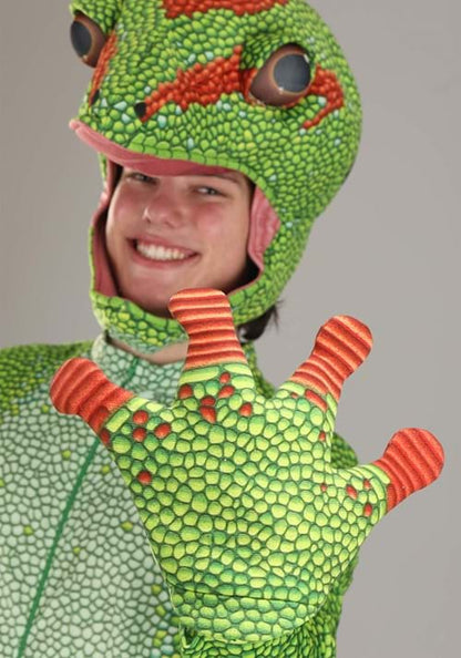 Green Gecko Costume for Adults - US 3858