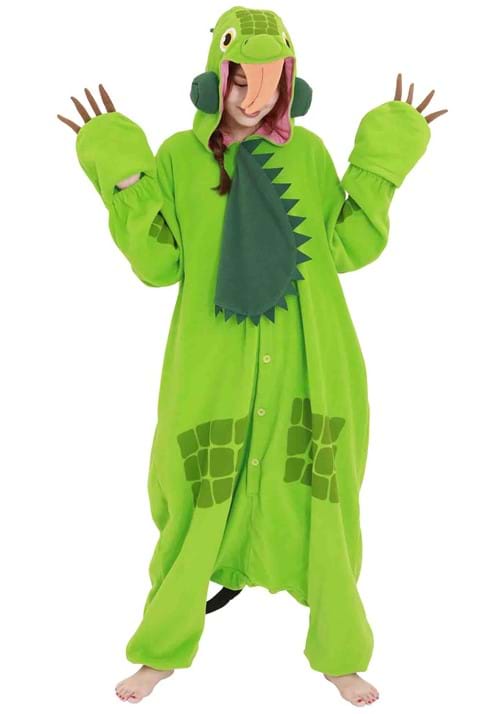 Green Iguana Adult Kigurumi Costume - US 9730