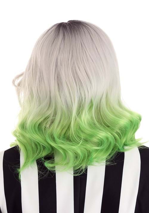 Gray and Green Ombre Wig for Adults - US 1054