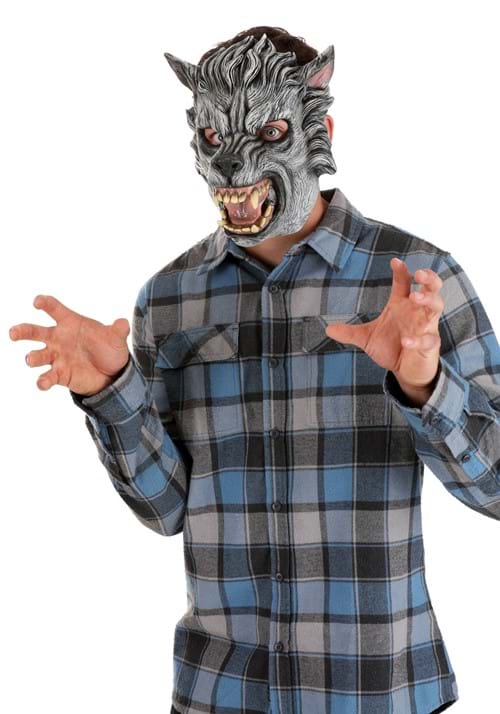 Gray Wolf Mask for Adults - US 6190