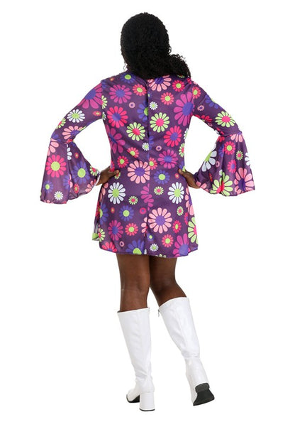 Women's Adult Groovy Flower Power Costume - US 0121