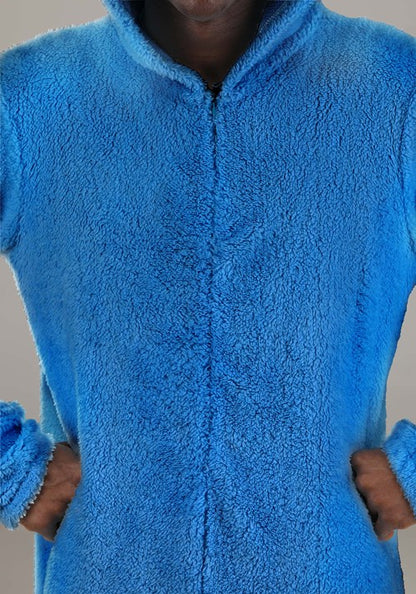 Sesame Street Grover Jumpsuit Costume for Adults - US 9317