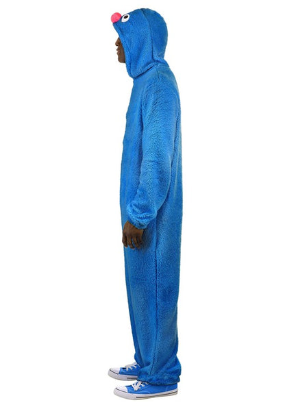 Sesame Street Grover Jumpsuit Costume for Adults - US 9317