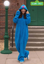 Sesame Street Grover Jumpsuit Costume for Adults - US 9317