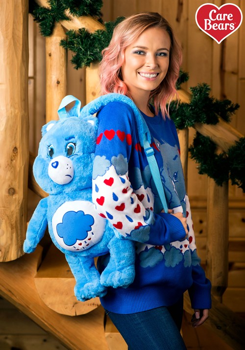 Grumpy Bear Adult Care Bears Ugly Christmas Sweater - US 9065
