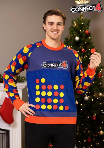 Hasbro Adult Connect Four Sweater - US 5139