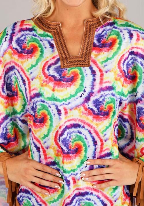 Hippie Poncho Sustainable Materials Costume for Adults - US 9641