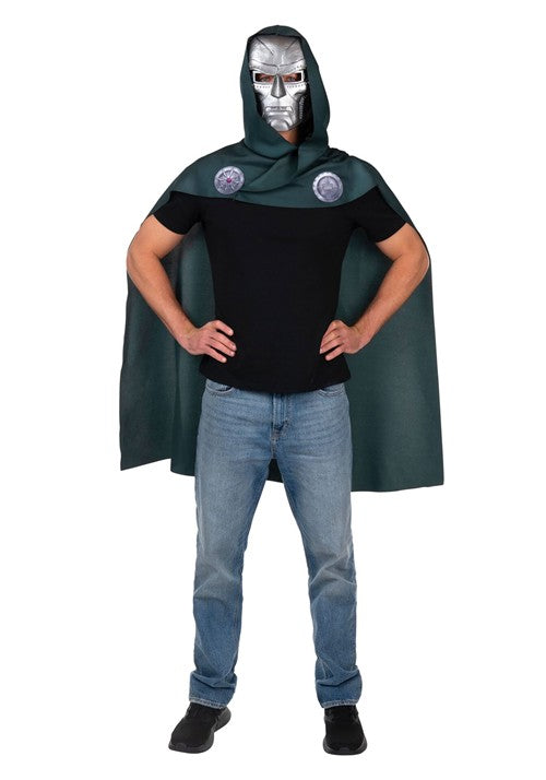 Adult Marvel Doctor Doom Hooded Cape & Mask Accessory Kit - US 5845