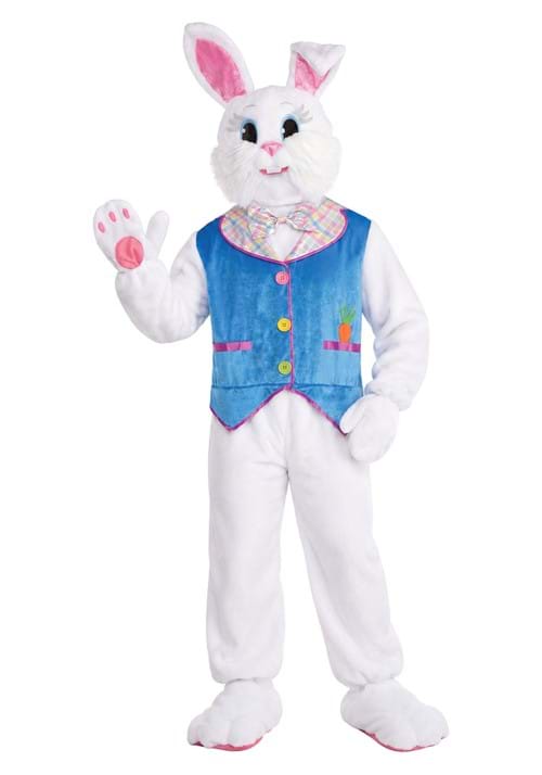 Adult Hop into Spring Seasonal Easter Bunny Costume - US 6240