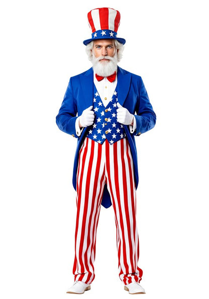 Men's Iconic Uncle Sam Costume - US 1935