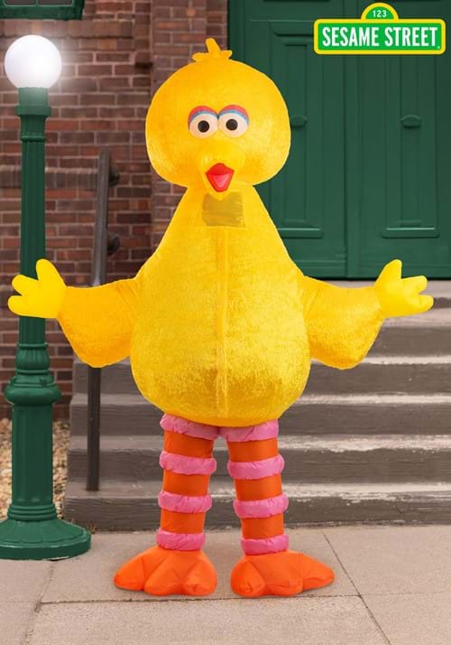 10 Foot Inflatable Sesame Street Big Bird Costume for Adults - US 4569