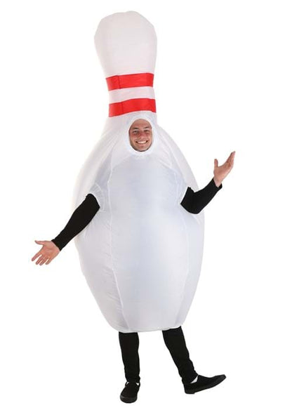 Inflatable Bowling Pin Costume for Adults - US 7763