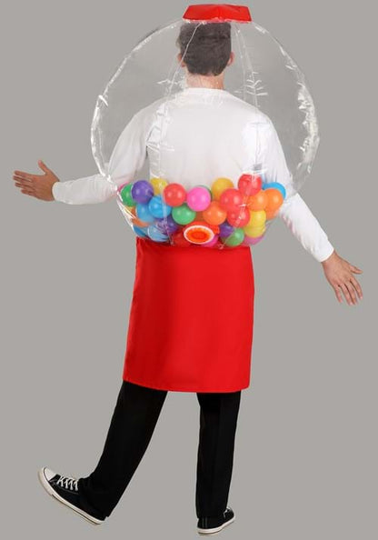 Inflatable Gumball Machine Costume for Adults - US 7986
