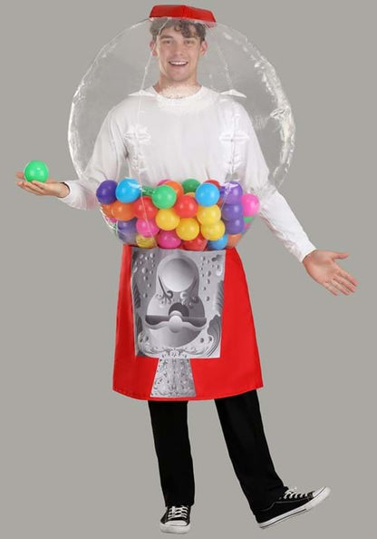 Inflatable Gumball Machine Costume for Adults - US 7986