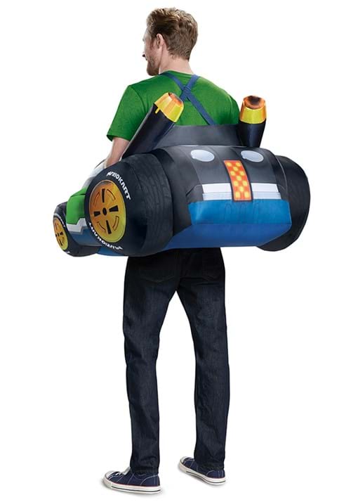 Inflatable Luigi Cart Costume for Adults - US 5759