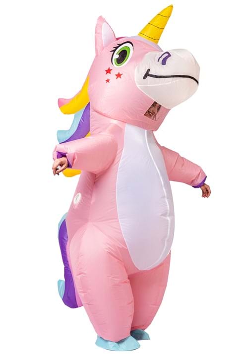 Inflatable Pink Unicorn Costume for Adults - US 5992