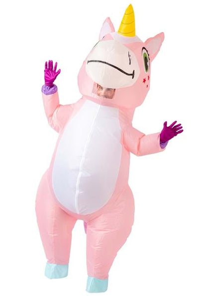 Inflatable Pink Unicorn Costume for Adults - US 5992