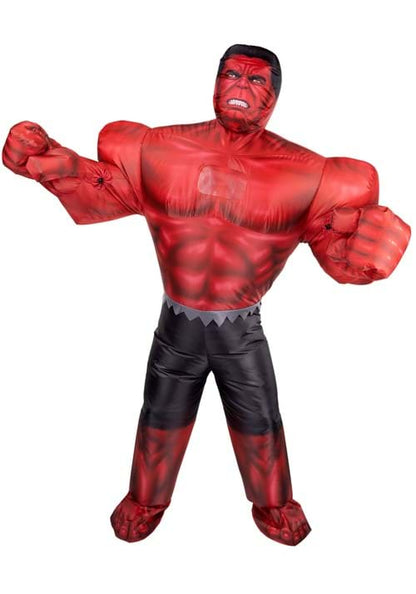 Men's Inflatable Marvel Red Hulk Costume - US 3516