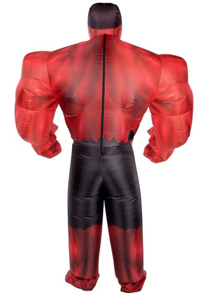 Men's Inflatable Marvel Red Hulk Costume - US 3516