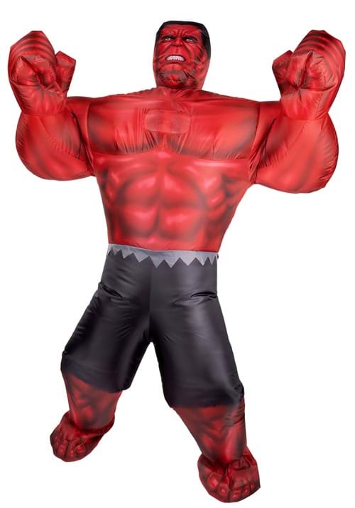 Men's Inflatable Marvel Red Hulk Costume - US 3516