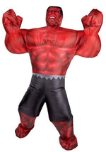 Men's Inflatable Marvel Red Hulk Costume - US 3516