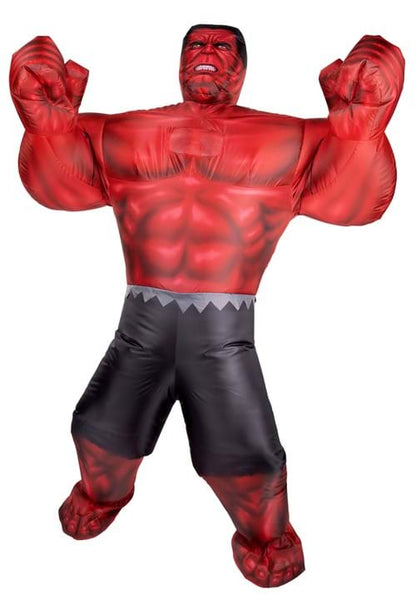 Men's Inflatable Marvel Red Hulk Costume - US 3516