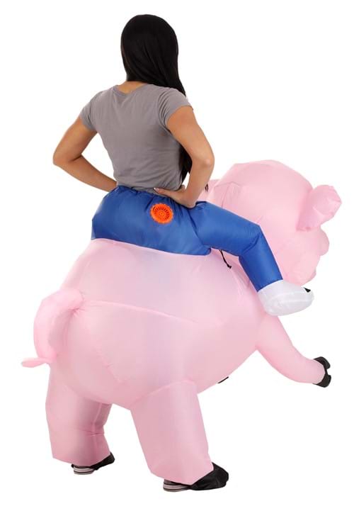 Ride on Pig Inflatable Adult Costume - US 7886