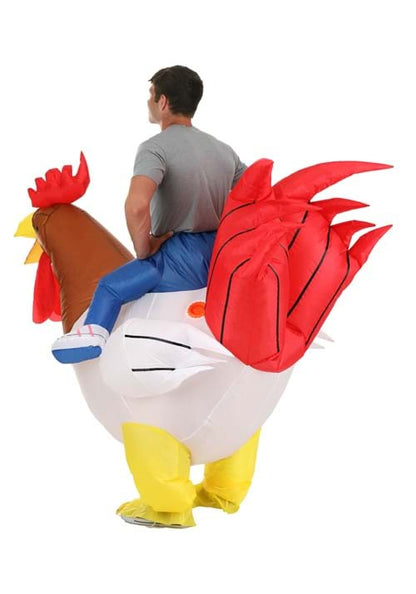 Inflatable Ride-On Adult Rooster Costume - US 6719