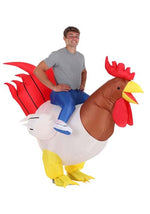 Inflatable Ride-On Adult Rooster Costume - US 6719