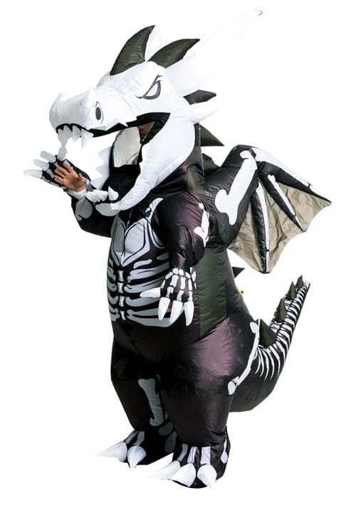 Adult Inflatable Skeleton Dragon Costume - US 0557