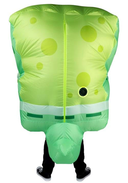 Adult Inflatable Ghost Spongebob Squarepants Costume - US 5998