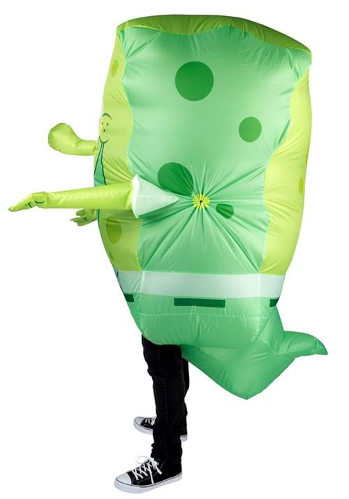 Adult Inflatable Ghost Spongebob Squarepants Costume - US 5998