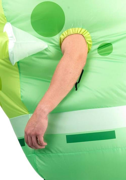 Adult Inflatable Ghost Spongebob Squarepants Costume - US 5998