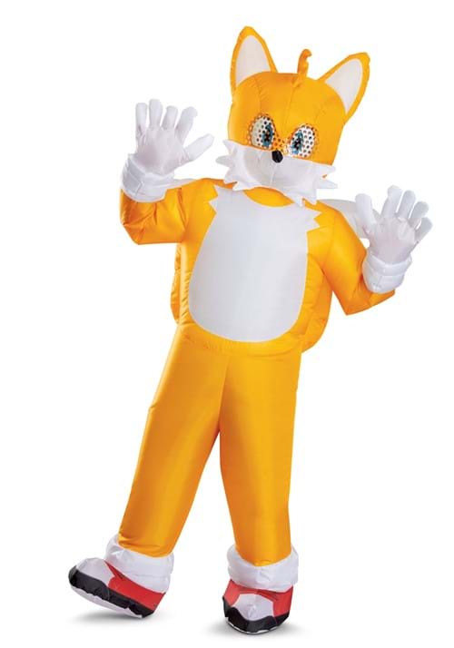 Adult Inflatable Sonic the Hedgehog Movie Tails Costume - US 8112