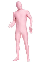Adult Invisible Man Pink Zentai Skinsuit Costume - US 6995