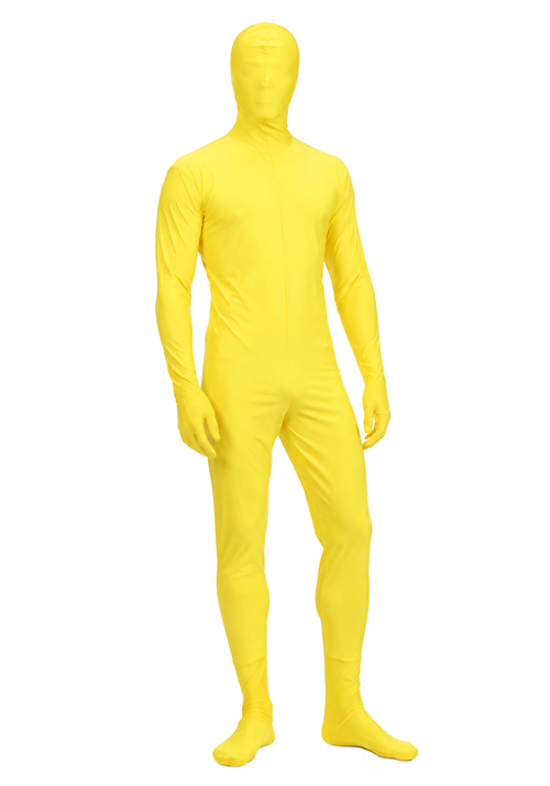 Adult Invisible Yellow Man Costume - US 1390