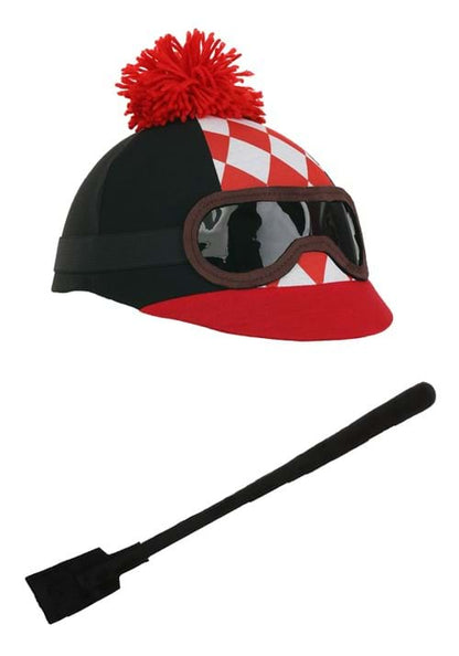 Jockey Costume Accessory Kit for Adults - US 3865