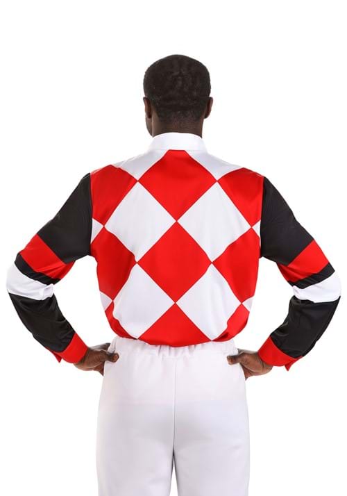 Adult Red Jockey Shirt Costume - US 2354