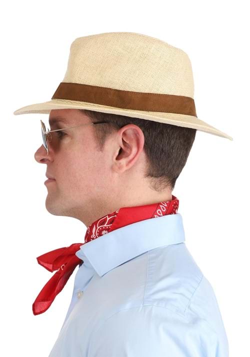 Jurassic Park Alan Costume Hat & Scarf for Adults - US 9856