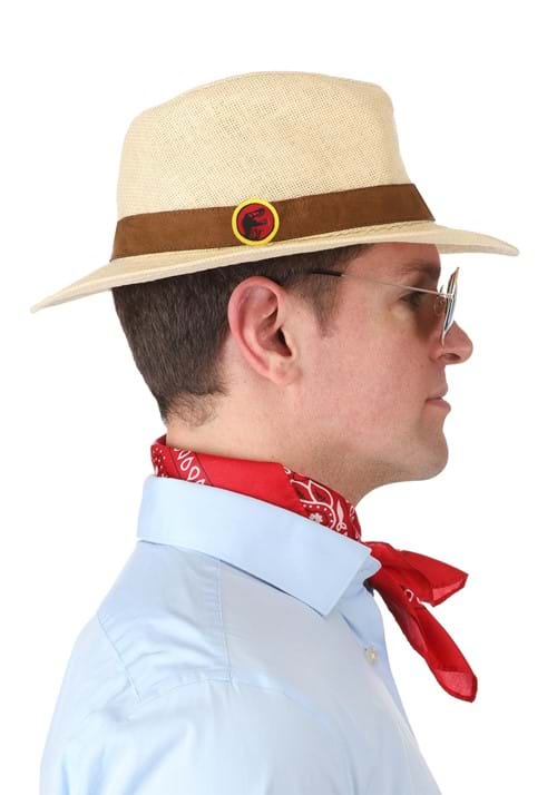 Jurassic Park Alan Costume Hat & Scarf for Adults - US 9856
