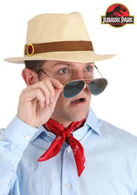 Jurassic Park Alan Costume Hat & Scarf for Adults - US 9856
