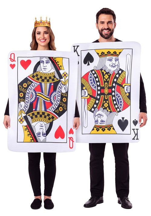 Adult King & Queen Card Costume Set - US 2598