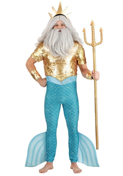 Disney The Little Mermaid King Triton Costume for Men - US 5215