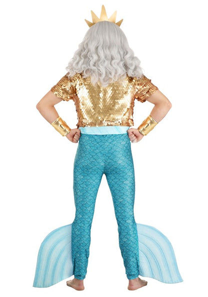 Disney The Little Mermaid King Triton Costume for Men - US 5215