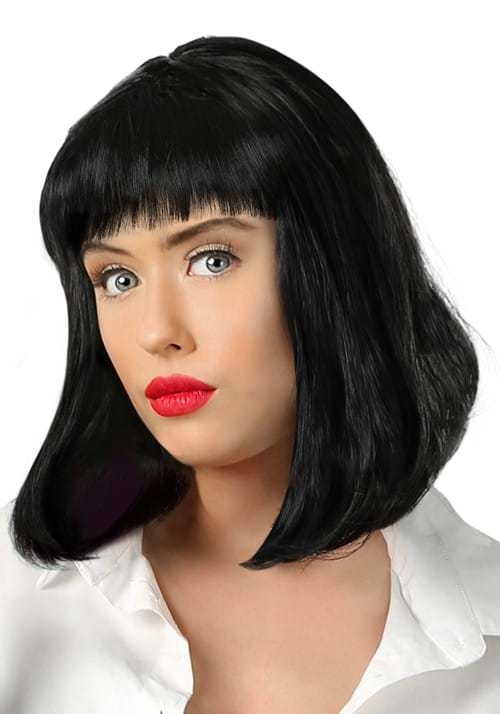 Women's LA Underworld Femme Fatale Costume Black Wig - US 6538