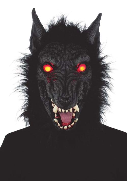 Adult Light Up Rage Wolf LED Mask - US 7760