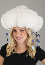 Adult Sherpa Light-Up Rain Cloud Costume Hat - US 2882