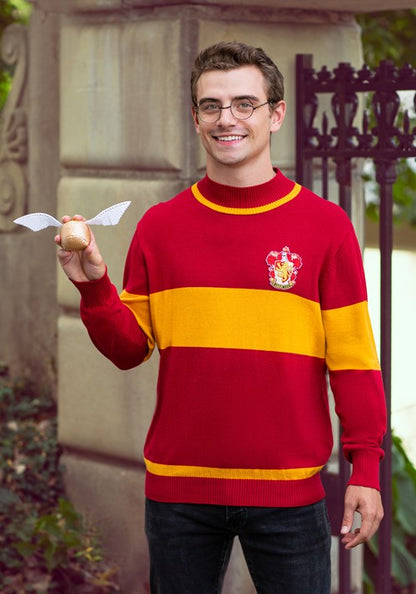Adult Lightweight Harry Potter Gryffindor Quidditch Sweater - US 0717