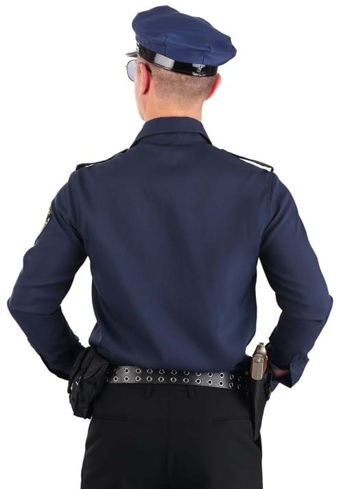 Men's Long Sleeve Police Costume Shirt - US 0658
