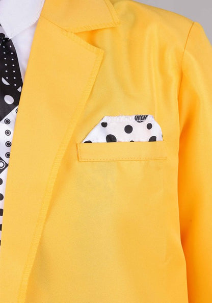 Men's Loud and Zany Yellow Zoot Suit Costume - US 9121